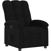 vidaXL Relaxfauteuil Zwarte Stof