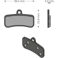 Brenta Ciclo Xtr/quadien Shimano/trp/tektro Gesinterde Remblokken