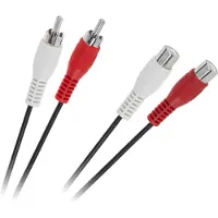 Profile Stereo-Audiokabel - 2x RCA (m) - 2x RCA (v) - 1.5m
