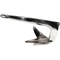 Oem Marine Bruce Stainless Steel Anchor Zilver 10 kg