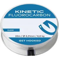 Kinetic Get Hooked Flurocarbon 20 M Transparant 0.800 mm