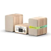 Pure Stereo Classic Mini Wit/Eik