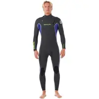 Rip Curl D/patrol Perf 4/3 Mm Gb Stm Lange Mouwen Neopreen Wetsuit Met Borst Rits