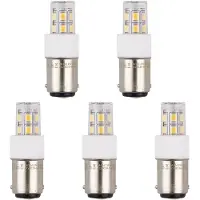 SPL Ba15d LED Lamp 2W - Neutraal Wit - 200lm - LED Buislamp T17 - 5 Stuks