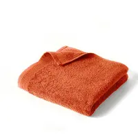 Blanc Des Vosges Luxe Badhanddoek Uni - terra cota - 50x100 cm - 100% microkatoen - 600 g/m²