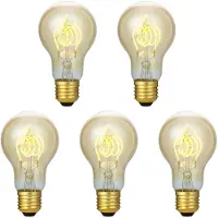 SPL E27 LED Lamp 5W 3 Staps Dimbaar - Extra Warm Wit - LED Filament - Amber - Vervangt 39W - 5 Stuks