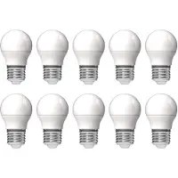 Avide E27 LED Lamp 4.5W - 470lm - 3000K - Warm Wit - LED Mini Globe P45 - Vervangt 40W Gloeilamp - 10 stuks