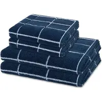 Ross Sonstiges 2 X handdoek 2 X douchehanddoek - in set 4 pack Sensual Skin Karo