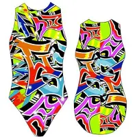 Turbo Grafitti Swimsuit Veelkleurig S Vrouw