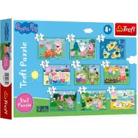 Trefl Peppa Pig 9 in 1 puzzel - 9 verschillende puzzels -