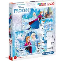 Clementoni Frozen Puzzel 2x20