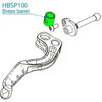 Hope Mono/mini/race Hbsp100 Messing Loop