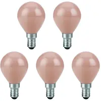 SPL E14 LED Lamp 4.5W Dimbaar - Flame - Extra Warm Wit - 1800K - LED Filament Globe G45 - Vervangt 25W - 5 Stuks