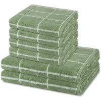 Ross Sonstiges 4 X handdoek 2 X douchehanddoek - in set 6 pack Sensual Skin Karo