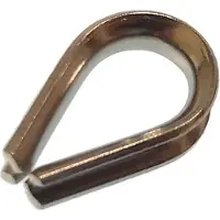Goldenship Aisi-304 Stainless Steel Rope Thimble 15 Units Zilver 16 mm