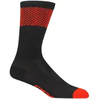 Giro Fietssok Comp Highrise Black/Bright Red-S