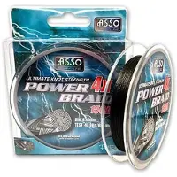 ASSO Power 4x 150 M Gevlochten Vislijn Transparant 0.400 mm