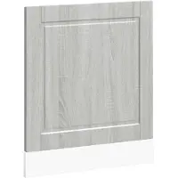 vidaXL Vaatwasserfront Porto Grijs Sonoma, 60x1,5x57 cm
