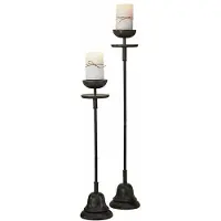 Loberon Kaarsenhouder set van 2 Brantino