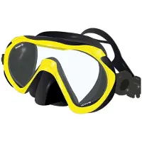 BEUCHAT 1dive Silicone Diving Mask Geel