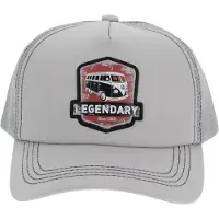 Brisa VW Collection - Volkswagen T1 Bulli Bus Retro/Vintage Mesh Trucker-Cap-Cappy, pet, muts voor heren/dames - flexibel verstelbaar & verkoelend
