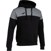 Joma Crew V Hoodie Zwart,Grijs 7-8 Years Jongen