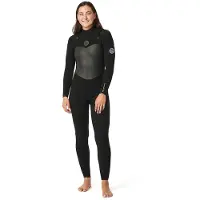 Rip Curl Flashbomb 4/3gb Stmr 4 Mm Dames Wetsuit Van Neopreen Met Lange Mouwen En Rits Op De Borst