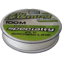 ASSO Fly Fishing Backing 100 M Vliegvissnoer Zilver 20 Lbs