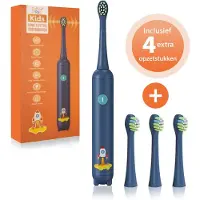 Sweet Sprout Sonische Elektrische Tandenborstel Kinderen - Baby en Peuter - Inclusief 3 opzetstukken en timer - 0 t/m 4 jaar