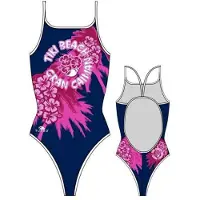 Turbo Tiki Beach Swimsuit Blauw 3XL Vrouw