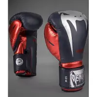 Venum Bokshandschoenen Giant 3.0 Leer Marineblauw Rood - 14 OZ