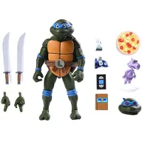 NECA Teenage Mutant Ninja Turtles (Cartoon) Action Figure Ultimate Leonardo VHS 18 cm