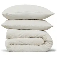 DoubleDry Dekbedovertrek teddy fleece tweepersoons 200x220 cm + 2 kussenslopen
