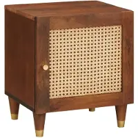 vidaXL Nachtkastje Bruin 40 x 33,5 x 46 cm Massief acaciahout