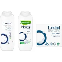Neutral Set - Shampoo + Douchegel + 2 x 100 gram Zeep