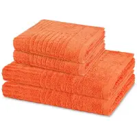 Ross Sonstiges 2 X handdoek 2 X douchehanddoek - in set 4 pack Carre
