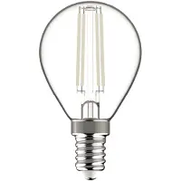 Avide E14 LED Filament Lamp 6.5W - 806lm - 4000K - Neutraal Wit - LED Mini Globe P45 - Vervangt 60W Gloeilamp