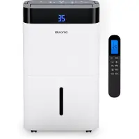 Auronic Luchtontvochtiger en Luchtreiniger - Better Plus Series - Ontvochtigt 30L per dag - 5L Waterreservoir - Slaapkamer, Badkamer, Woonkamer en Kantoor - Vochtvreter voor in Huis - Wit