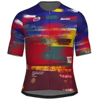 Santini Tdf Arrivée Dash 2025 Korte Mouw Wielertrui