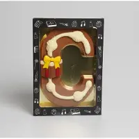 Pure Verwennerij Luxe Gedecoreerde Melk Chocolade Letter C - 6 x 240 Gram