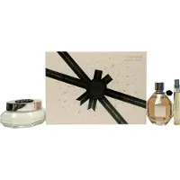Viktor & Rolf Flowerbomb Gift Set, Eau de Parfum 100ml, Body Cream 200ml, Eau de Parfum Spray 10ml