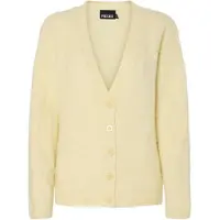 Pieces Gebreid vest 'PCPam' geel