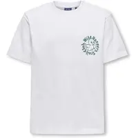 Only & Sons Junior Shirt 'OSJFRED DANIEL' donkergroen / wit