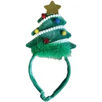 Happy pet diadeem kerstboom M/l 30x14x2,5 cm