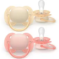 Philips Ultra Soft Fopspeen - 0-6 Mnd - 2 Stuks - Plant-based