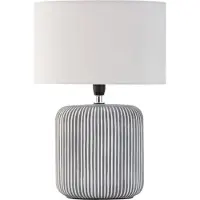 Pauleen LED Tafellamp Pure Shine - E14 - Max. 20W - Woonkamer, Slaapkamer & Eetkamer - Lichtgrijs/Grijs/Wit