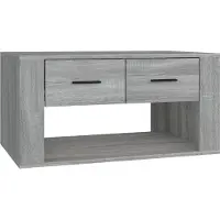vidaXL Salontafel grijs Sonoma, 80x50x40 cm, houtvezel