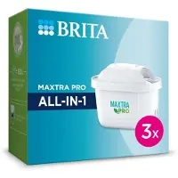 Brita Set van 3 Brita Maxtra Pro-All-in-1 waterfilterpatronen 1051530 Wit