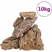 vidaXL Drakenstenen gemende kleur 10 kg 10-30 cm