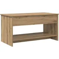 vidaXL Salontafel Artisan-Eik, 80 x 50,5 x 41,5 cm, houtvezel